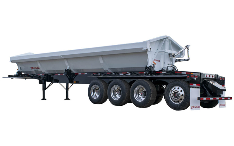 DEMCO 47' Quad Axle Side Dump - Air Ride (Front & Rear Lift Steer) DEMCO 47' Quad Axle Side Dump - Air Ride (Front & Rear Lift Steer) - image 2 of 3