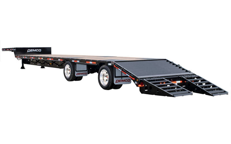 DEMCO 48' Tandem Axle Drop Deck - 5' Beaver Tail (Twin Ramps) DEMCO 48' Tandem Axle Drop Deck - 5' Beaver Tail (Twin Ramps) - image 2 of 2