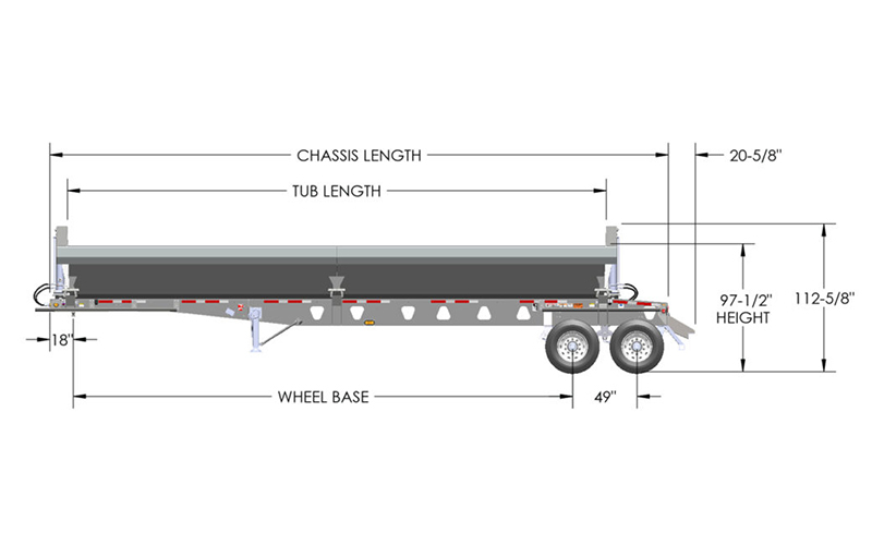 DEMCO 40' Side Dump - Spring Ride Tandem_drawing_1260x900 DEMCO 40' Side Dump - Spring Ride Tandem_drawing_1260x900