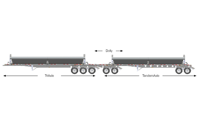 DEMCO 20' Side Dump Train (Air Ride) DEMCO 20' Side Dump Train (Air Ride) - image 3 of 4