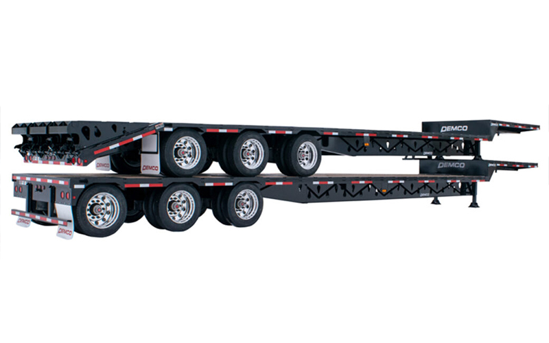 DEMCO 48' Triple Axle Drop Deck - 5' Beaver Tail (Twin Ramps) DEMCO 48' Triple Axle Drop Deck - 5' Beaver Tail (Twin Ramps) - image 3 of 4