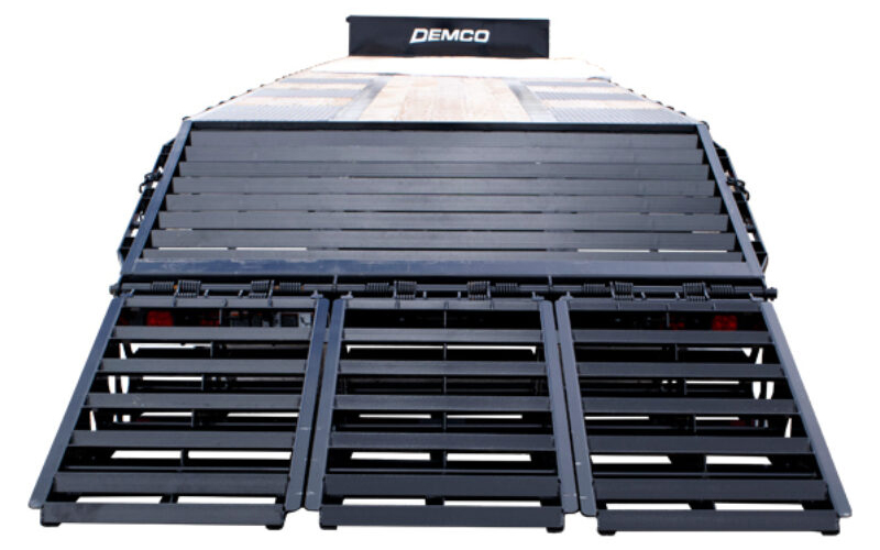 DEMCO 48' Triple Axle Drop Deck - 5' Beaver Tail (Twin Ramps) DEMCO 48' Triple Axle Drop Deck - 5' Beaver Tail (Twin Ramps) - image 2 of 4