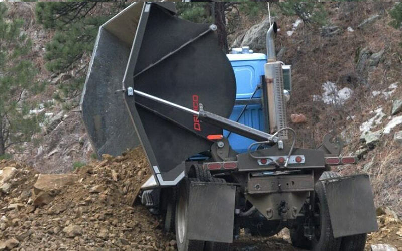 DEMCO 15' Side Dump Truck Box DEMCO 15' Side Dump Truck Box - image 4 of 4